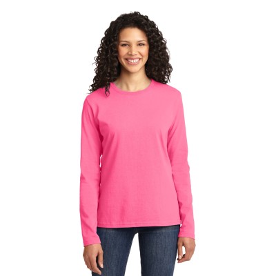 Port & Co LPC54LS Neon Pink
