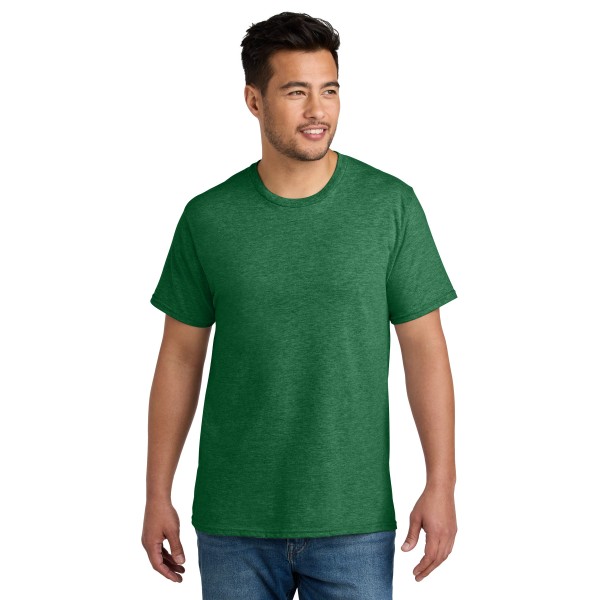 PC340 Port & Co Athletic Kelly Green Heather