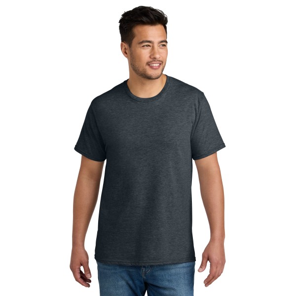 PC340 Port & Co Dark Heather Grey