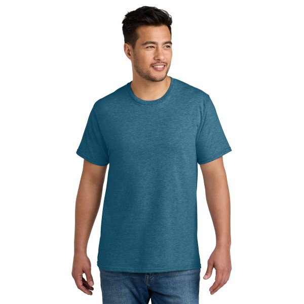 PC340 Port & Co Mountain Blue Heather