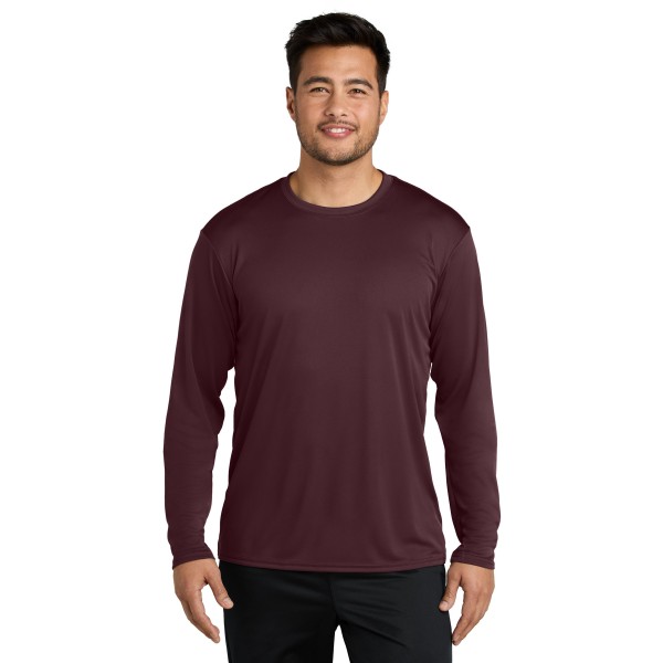 PC380LS Port & Co Athletic Maroon