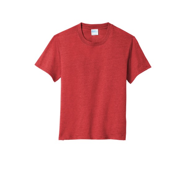 PC455Y Port & Co Bright Red Heather