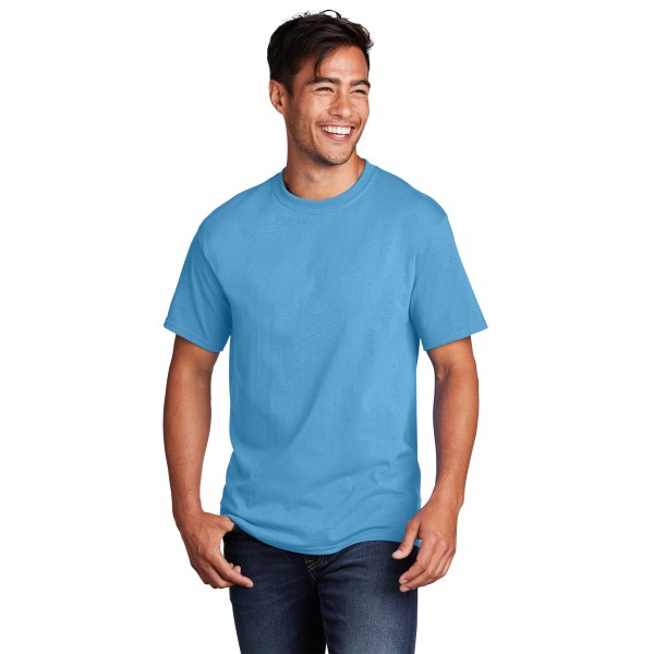 PC54DTG Port & Co Aquatic Blue