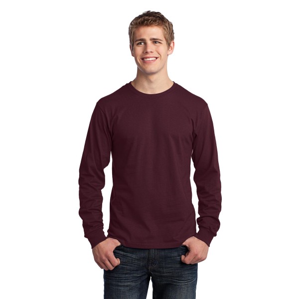 PC54LS Port & Co Athletic Maroon