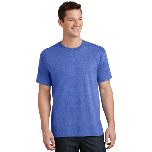 PC54T Port & Co Heather Royal