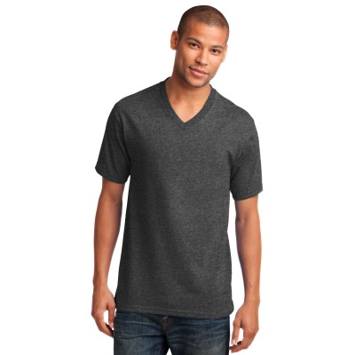 Port & Co PC54V Core Cotton V-Neck Tee