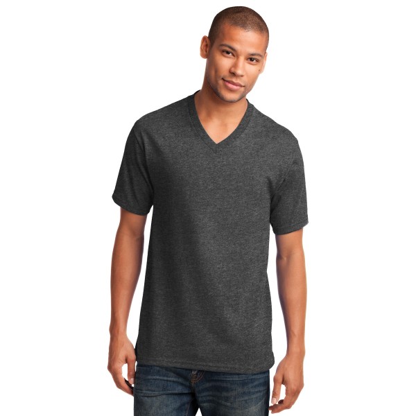 PC54V Port & Co Dark Heather Grey