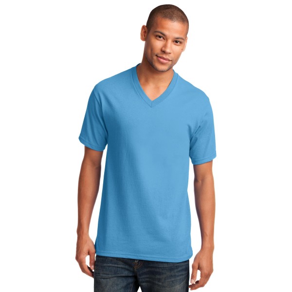 PC54V Port & Co Aquatic Blue