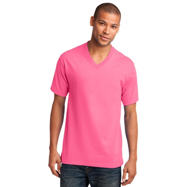 PC54V Port & Co Neon Pink