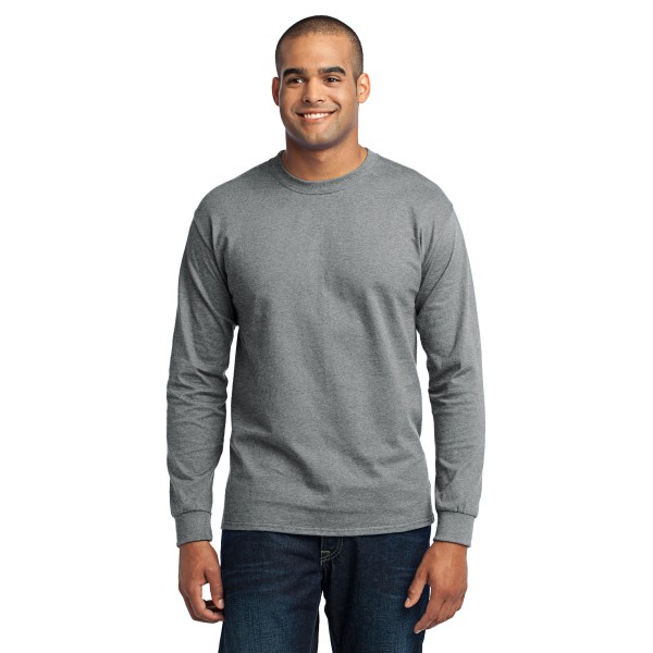 PC55LST Port & Co Athletic Heather