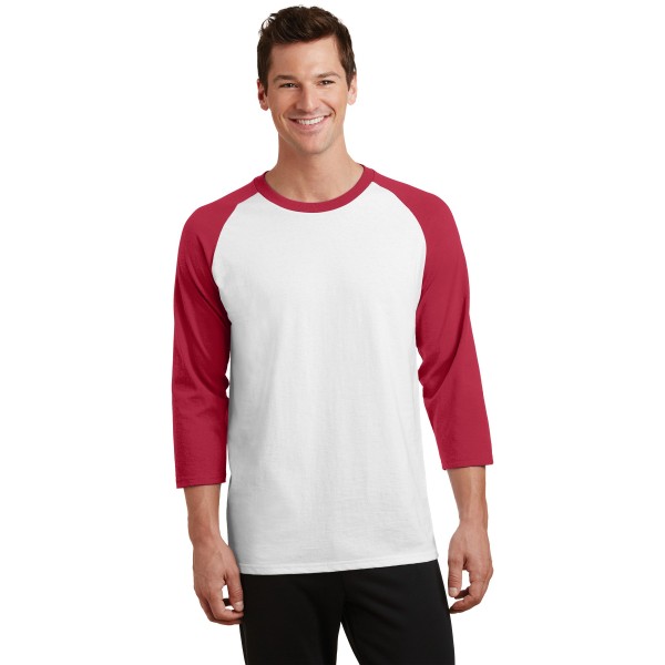 PC55RS Port & Co White/ Red