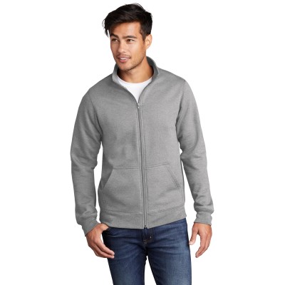 Port & Co PC78FZ Core Fleece Cadet Full-Zip Sweatshirt