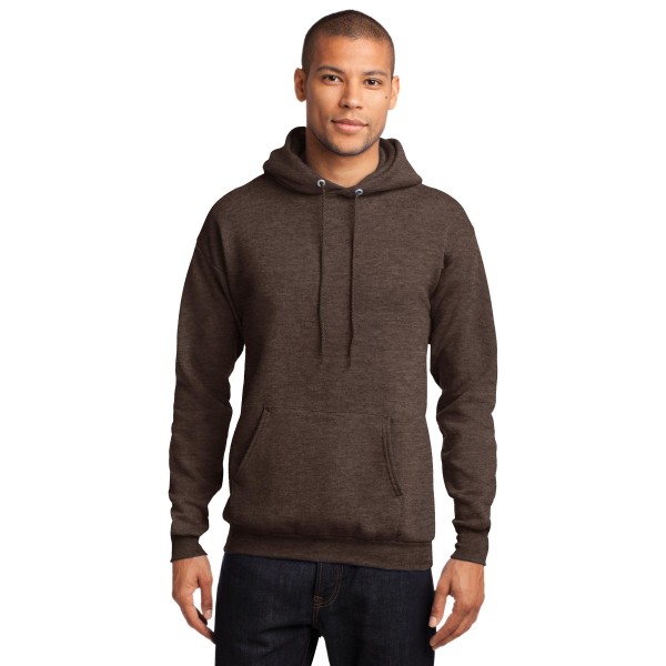 PC78H Port & Co Heather Dark Chocolate Brown