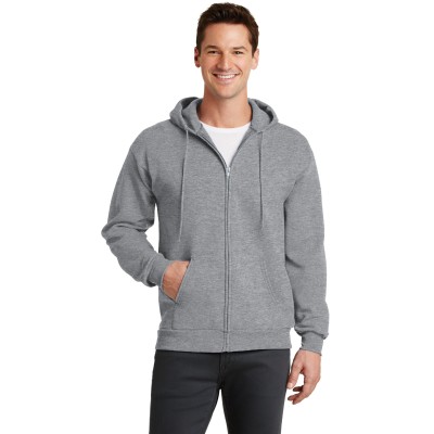 Port & Co PC78ZH Core Fleece Full-Zip Hooded Sweatshirt