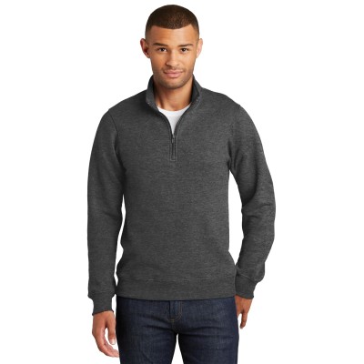 Port & Co PC850Q Dark Heather Grey