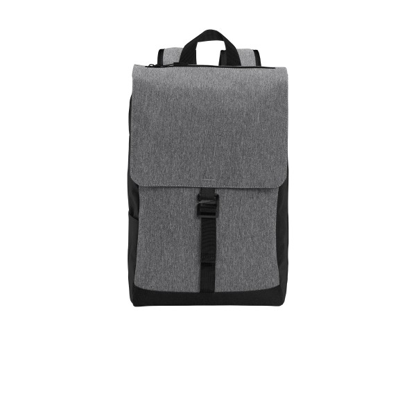 BG219 Port Authority Heather Grey/ Black