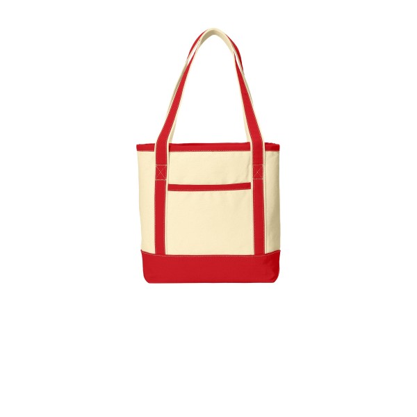 BG412 Port Authority Natural/ Red