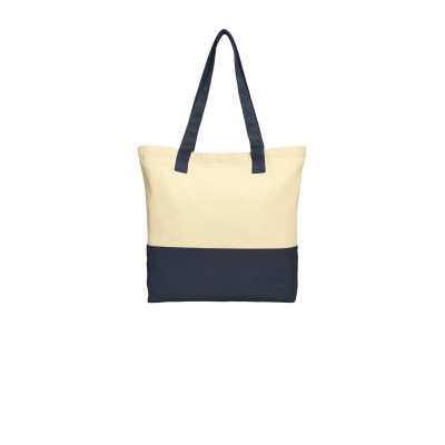Port Authority BG414 Natural/ Navy