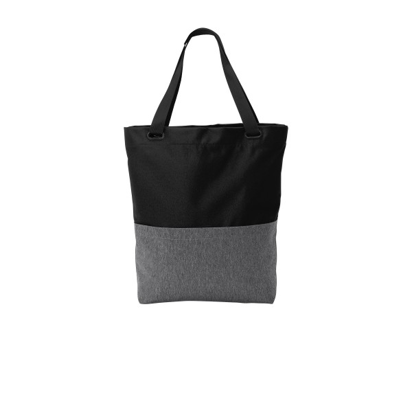 BG418 Port Authority Heather Grey/ Black