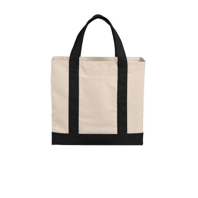 Port Authority BG429 Natural/ Deep Black