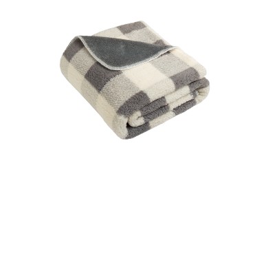 Port Authority BP48 Grey/ Marshmallow Buffalo Plaid