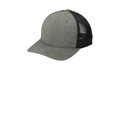 Port Authority C110 Heather Graphite/ Black