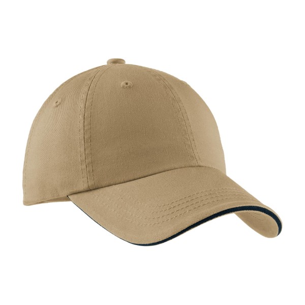 C830 Port Authority Khaki/ Charcoal Blue
