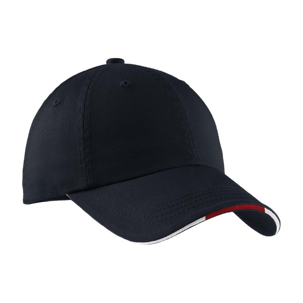 C830 Port Authority Classic Navy/ Red/ White