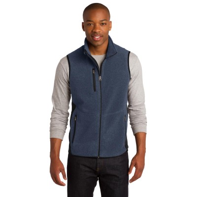 Port Authority F228 Navy Heather/ Black