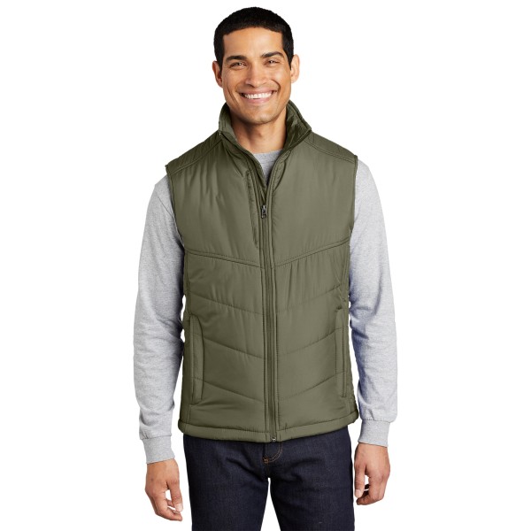 J709 Port Authority Olive/ Cayenne