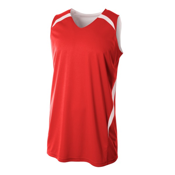 N2372 A4 SCARLET/WHITE