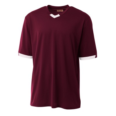 A4 N3011 MAROON WHITE