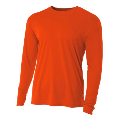 A4 N3165 Men's Cooling Performance Long Sleeve Crew