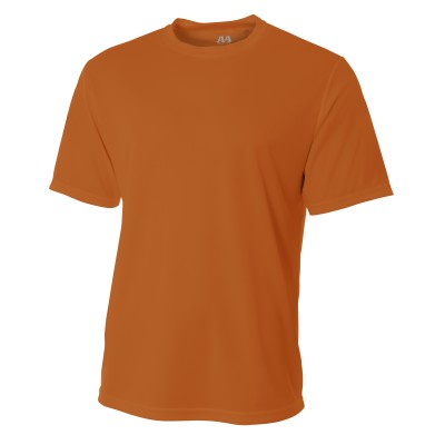 A4 N3252 Men's Short Sleeve Birds-Eye Mesh Crew