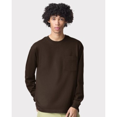 American Apparel 9410 Super Heavyweight Long Sleeve Pocket Tee
