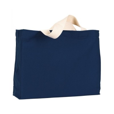 Bayside BA750 USA Made Cotton Canvas Medium Gusset Tote Bag