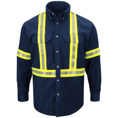 Bulwark SLUC Dress Uniform Shirt with CSA reflective trim - EXCEL FR ComforTouch