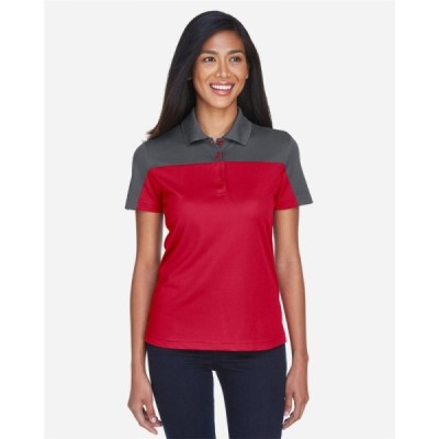 CORE365 CE101W Women's Balance Colorblock Performance Pique Polo