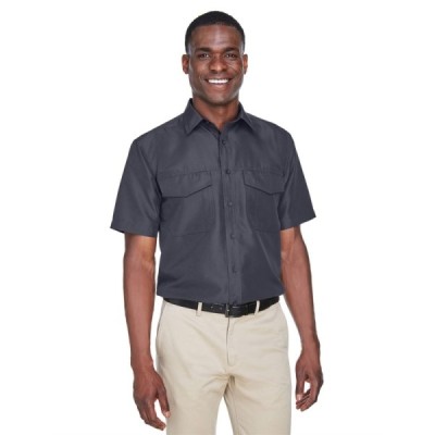 Harriton M580 Key West Short Sleeve Performance Staff Shirt