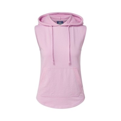 MV Sport W24131 Women's Kinsley Sleeveless Hooded Sweatshirt