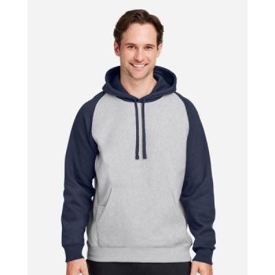 Team 365 TT96CB Zone HydroSport Heavyweight Colorblock Hooded Sweatshirt