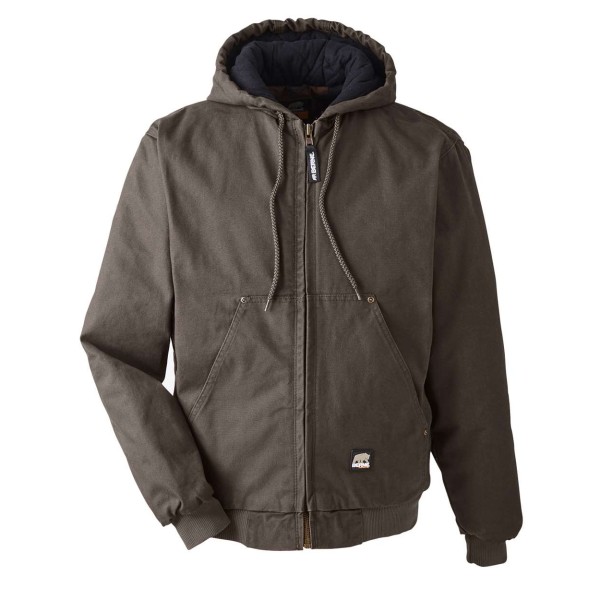 HJ375 Berne Apparel OLIVE DUCK