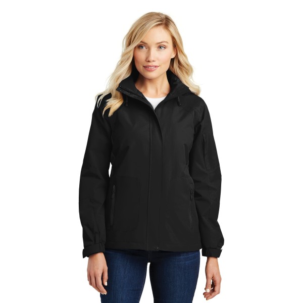 L304 Port Authority Black/ Black