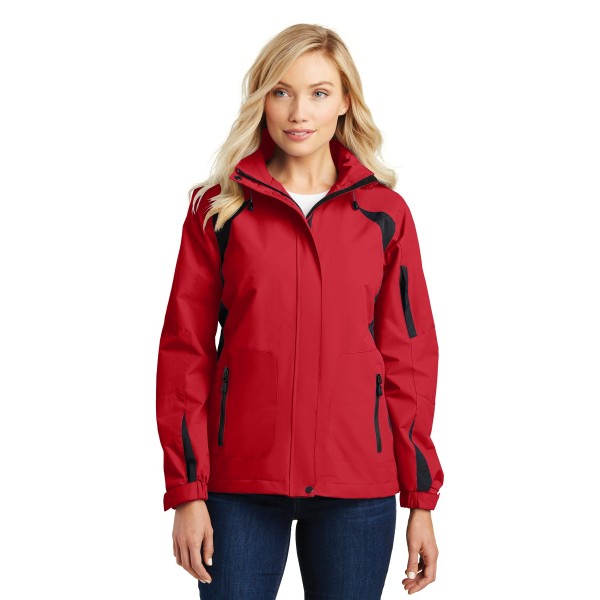 L304 Port Authority True Red/ Black