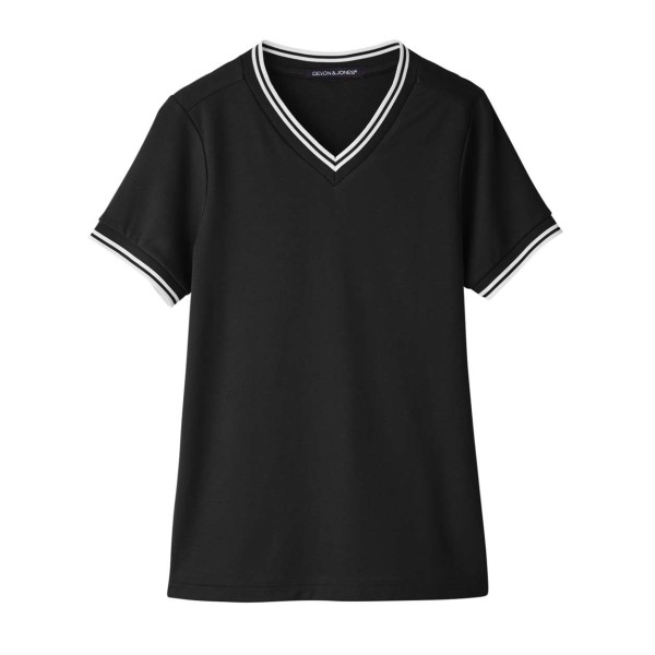 DG20CW Devon & Jones Black/ White