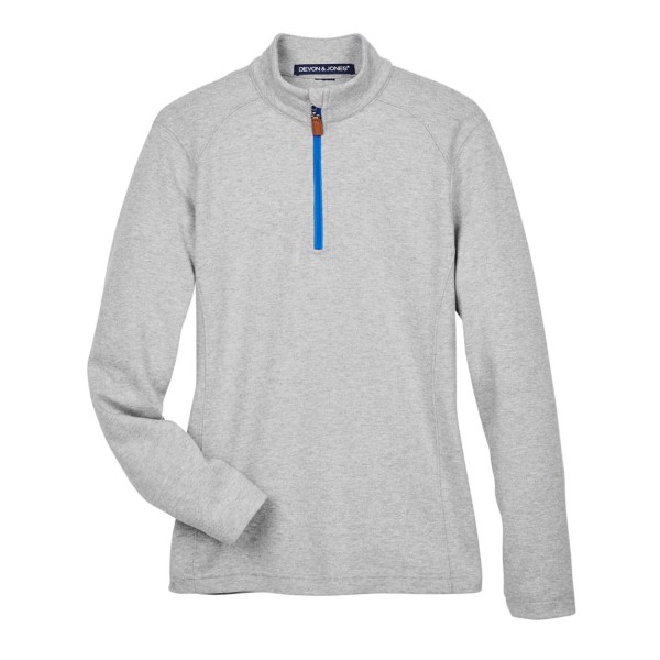 DG479W Devon & Jones Grey Heather/ Grey H/ French Blue