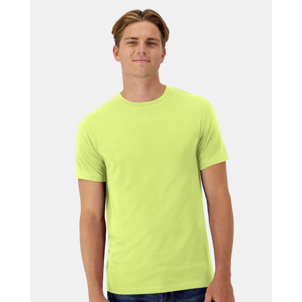 4873 Hanes Safety Green