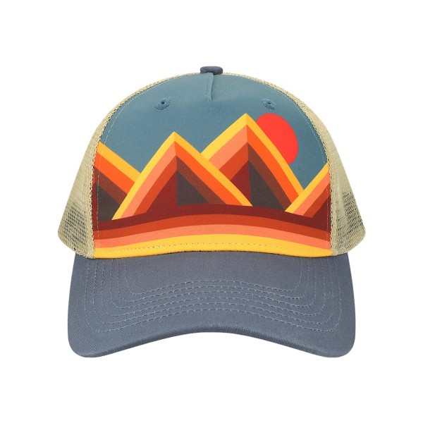 5PTKR LOCALE Mountain Contours Maroon/ Slate