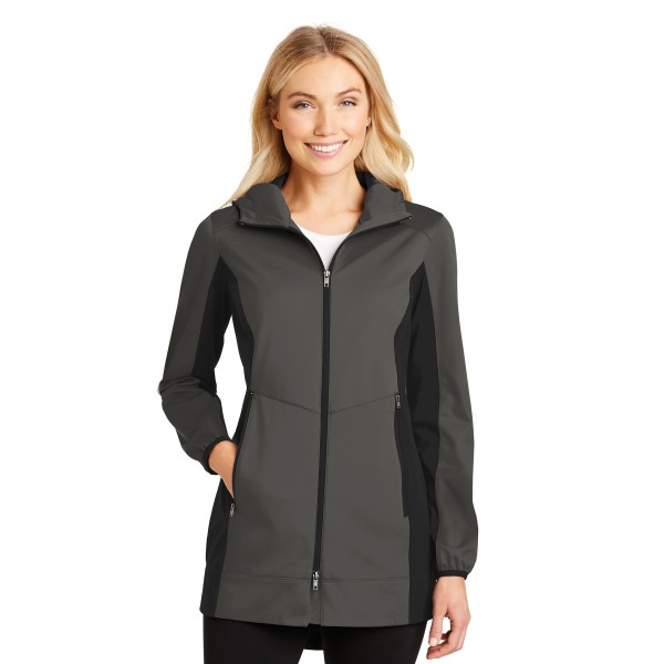 L719 Port Authority Grey Steel/ Deep Black
