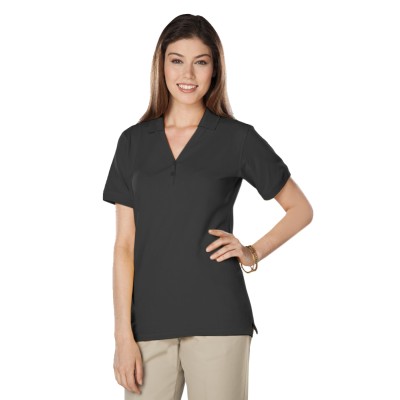 Blue Generation BG6505 Women's Soft Touch Y-Placket Polo